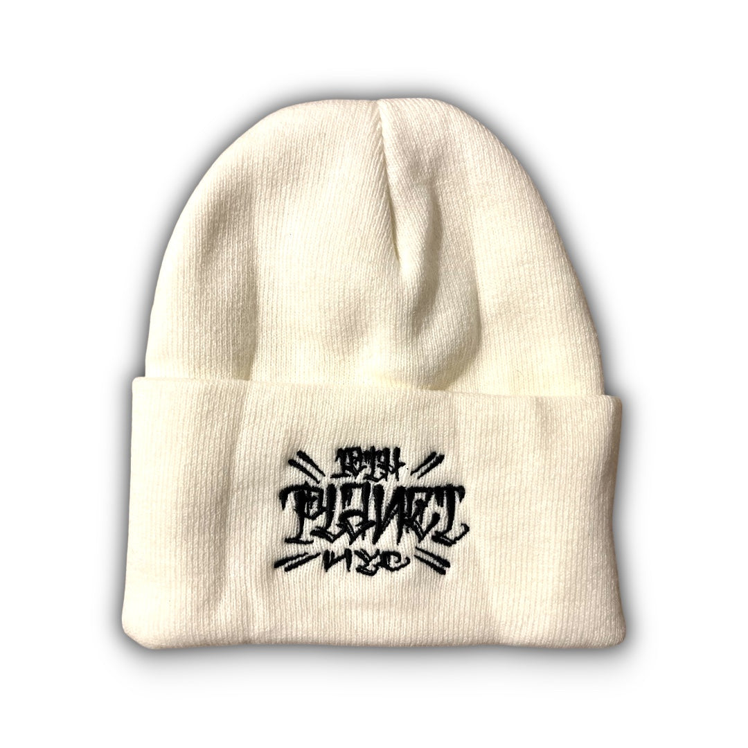 Cream Beanie